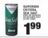 Associated Superior crystal sea salt offer