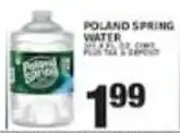 Associated Poland spring water offer