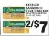 Associated Keebler sandwich club cracker offer
