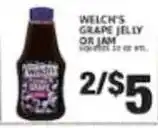 Associated Welch's grape jelly or jam offer