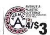 Associated Avenue A plastic cutlery offer