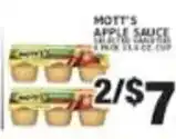 Associated Mott's apple sauce offer