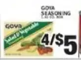 Associated Goya seasoning offer
