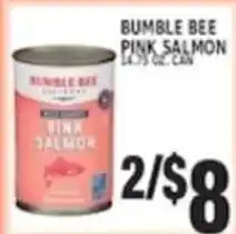 Associated Bumble Bee pink salmon offer