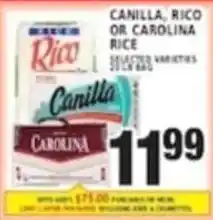 Associated Rico Canilla or Carolina rice offer