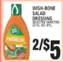 Associated Wish-Bone salad dressing offer
