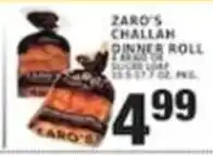 Associated Zaro's challah dinner roll offer