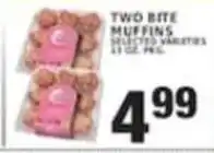 Associated Two Bite Muffins offer