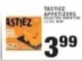 Associated Tastiez appetizers offer