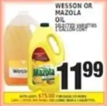 Associated Wesson or Mazola oil offer