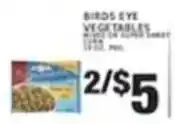 Associated Birds Eye Vegetables offer