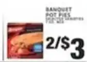 Associated Banquet pot pies offer