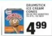 Associated Drumstick ice cream cones offer