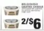 Associated Belgikoso Grated Cheese offer