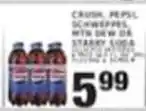 Associated Crush, Pepsi, Schweppes, MTN Dew or Starky Soda offer