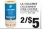 Associated La Colombe cold brew iced coffee offer
