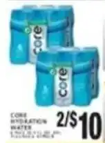 Associated Core hydration water offer