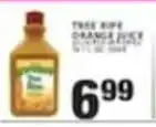 Associated Tree ripe orange juice offer