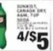 Associated Sunkist Canada Dry Asw Top Soda offer