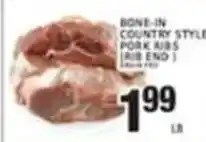 Associated Bone-in country style pork ribs offer