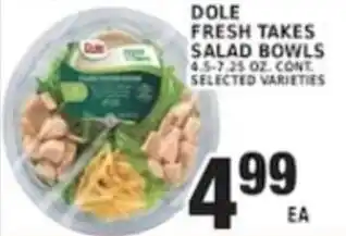 Associated Dole fresh takes salad bowls offer