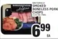 Associated Angie's smoked boneless pork chops offer