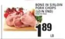 Associated Bone In Sirloin Pork Chops offer