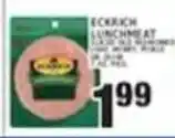 Associated Eckrich lunchmeat offer