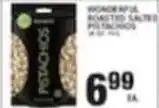 Associated Wonderful roasted salted pistachios offer