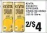 Associated Kevita probiotic sparkling drinks offer