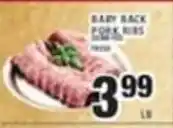 Associated Baby Back Pork Ribs offer