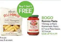 Publix Bogo rummo pasta offer