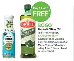Publix Bertolli Olive Oil offer