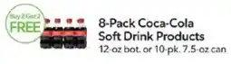 Publix 8-pack coca-cola soft drink products offer