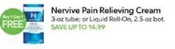 Publix Nervive pain relieving cream offer