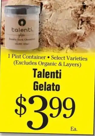 Talenti Gelato