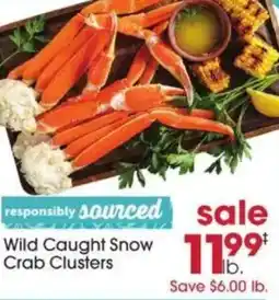 Giant Eagle Wild caught snow crab clusters offer