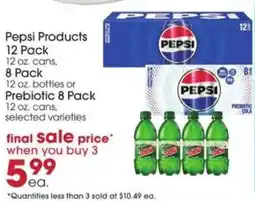 Giant Eagle Pepsi products offer