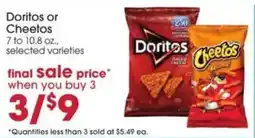 Giant Eagle Doritos or cheetos offer