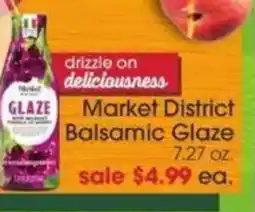 Giant Eagle Market district balsamic glaze offer
