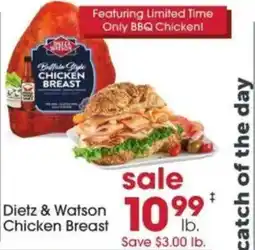 Giant Eagle Dietz & watson chicken breast offer