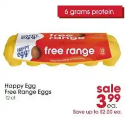 Giant Eagle Happy egg free range eggs offer