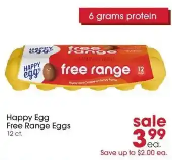 Giant Eagle Happy egg free range eggs offer