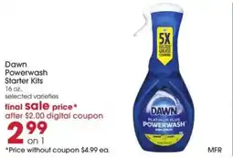 Giant Eagle Dawn powerwash starter kits offer