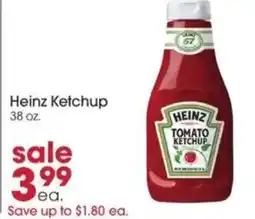 Giant Eagle Heinz ketchup offer