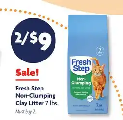 Family Dollar Fresh Step Non-Clumping Clay Litter offer