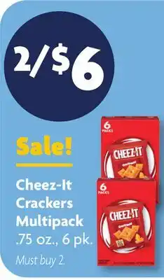 Family Dollar Cheez-It Crackers Multipack offer