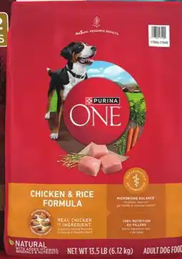 Family Dollar Purina ONE Dry Dog Food offer