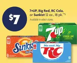 Family Dollar 7•UP, Big Red, RC Cola, or Sunkist offer