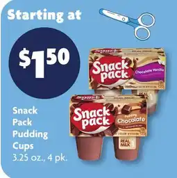 Family Dollar Snack Pack Pudding Cups offer